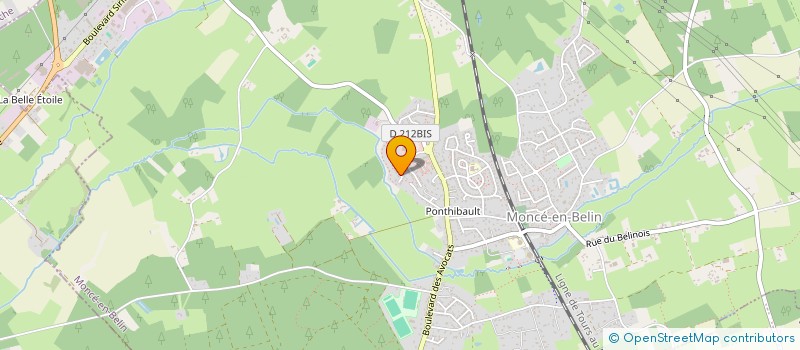 localisation de l'entreprise SCI BENJADELTIMO  MONCE-EN-BELIN