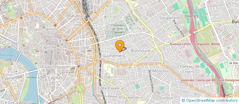 localisation de l'entreprise SCI BENJAM à TOULOUSE