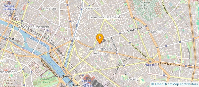 localisation de l'entreprise SCI BENJAMIN  PARIS