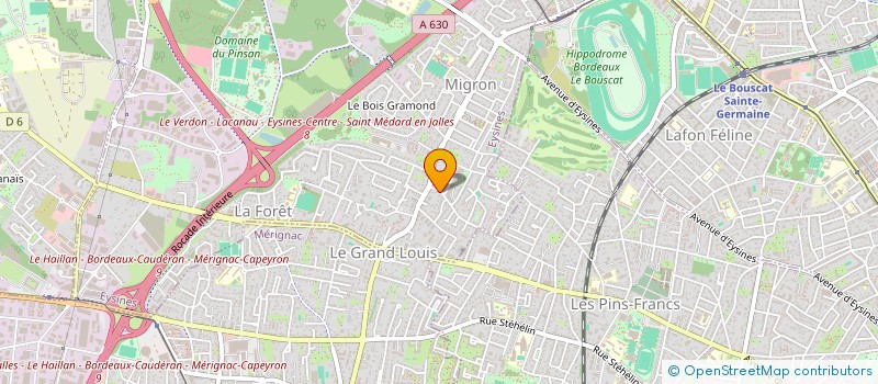 localisation de l'entreprise SCI BENJAMIN  EYSINES