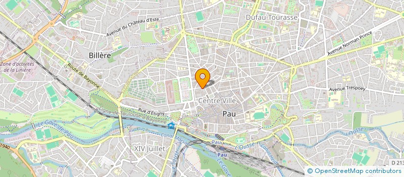 localisation de l'entreprise SCI BENJAMIN à PAU