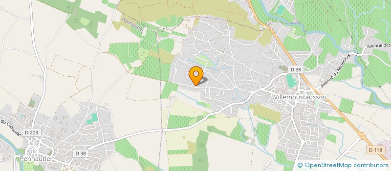 localisation de l'entreprise SCI BENJAMIN à VILLEMOUSTAUSSOU
