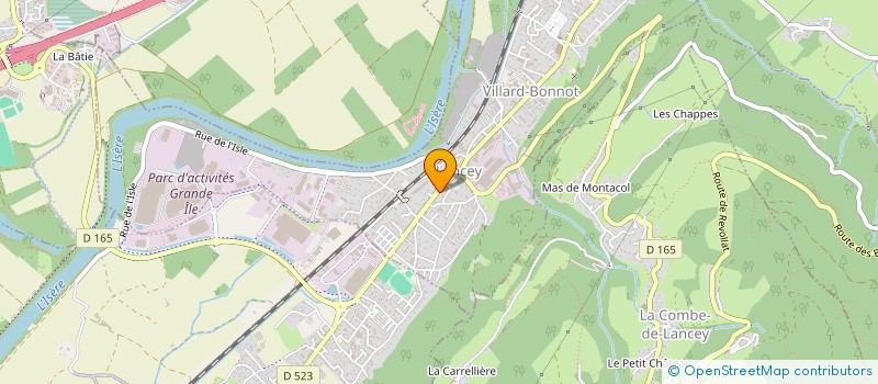 localisation de l'entreprise SCI BENJAMIN  VILLARD-BONNOT