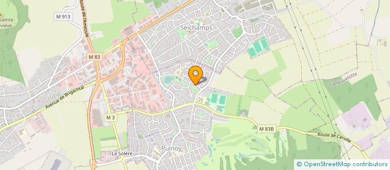 localisation de l'entreprise SCI BENJAMIN  PULNOY