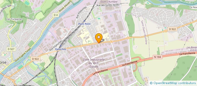 localisation de l'entreprise SCI BENJAMIN à SAINT-OUEN-L'AUMONE