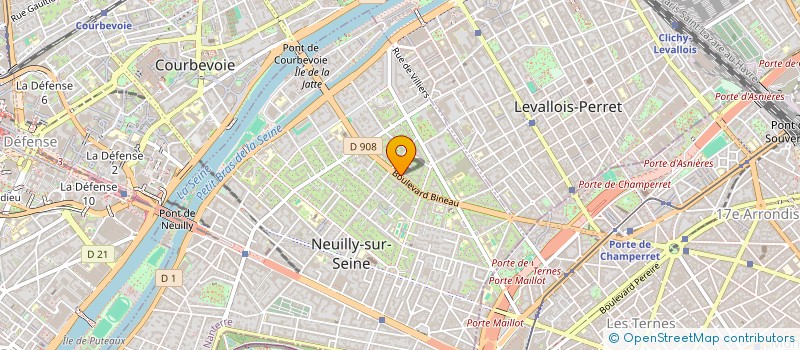 localisation de l'entreprise SCI BENJAMIN CONSTANT à NEUILLY-SUR-SEINE