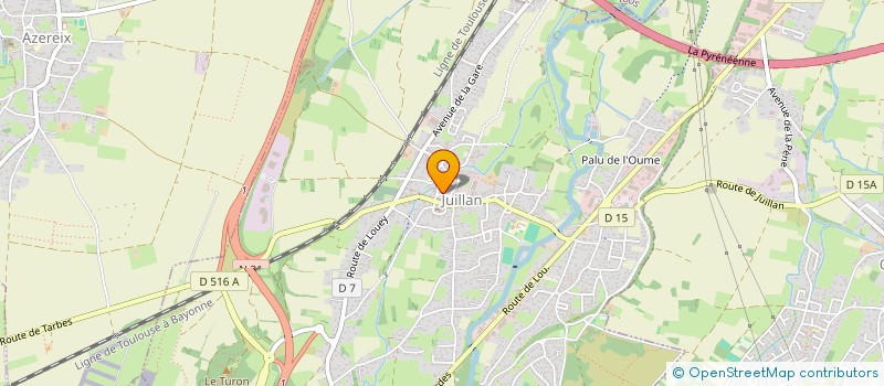 localisation de l'entreprise SCI BENJAMIN & THOMAS  JUILLAN