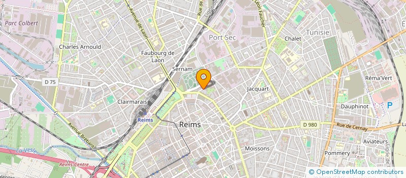 localisation de l'entreprise SCI BENJAMINE  REIMS