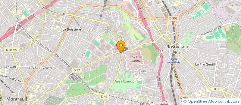 localisation de l'entreprise SCI BENJEDIANE ET FILS à MONTREUIL