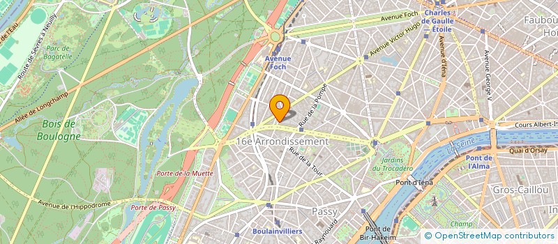 localisation de l'entreprise SCI BENJI  PARIS