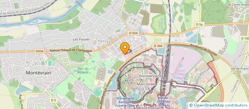 localisation de l'entreprise SCI BENJI  CHESSY