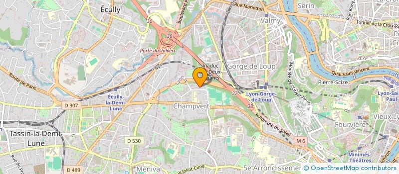 localisation de l'entreprise SCI BENJO  LYON