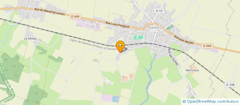 localisation de l'entreprise SCI BENKABIS  NALLIERS