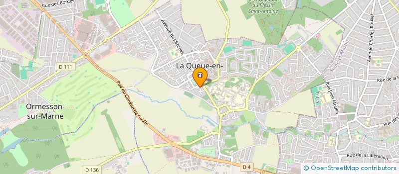 localisation de l'entreprise SCI BENKHADRA  LA QUEUE-EN-BRIE