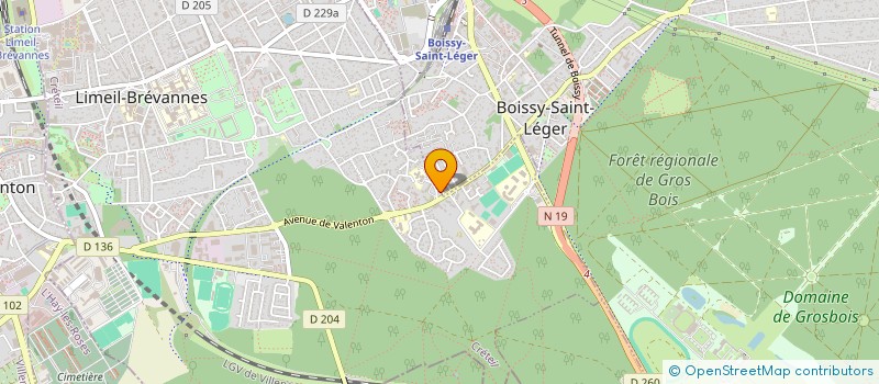 localisation de l'entreprise SCI BENKHAYI'S à LIMEIL-BREVANNES