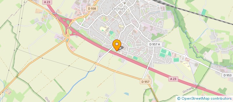 localisation de l'entreprise SCI BENLARIBI  ORCHIES