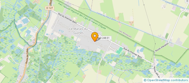 localisation de l'entreprise SCI BENLOC  GUINES