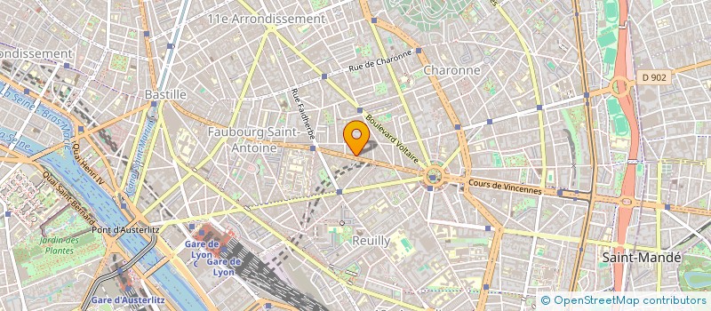 localisation de l'entreprise SCI BENLUCYHAEL  PARIS 11