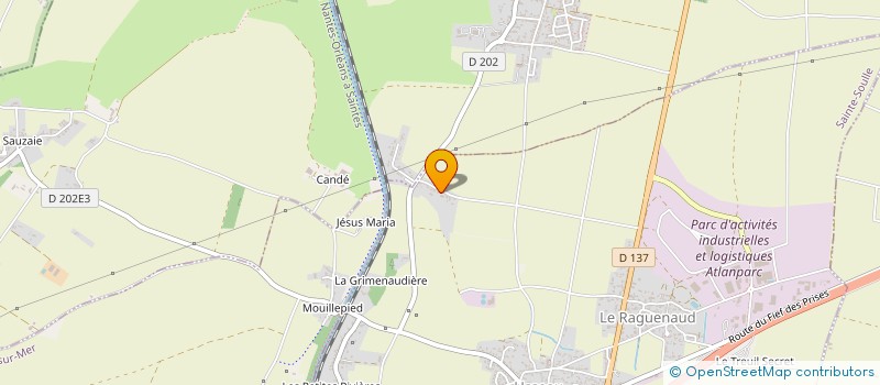 localisation de l'entreprise SCI BENMA  SAINTE-SOULLE