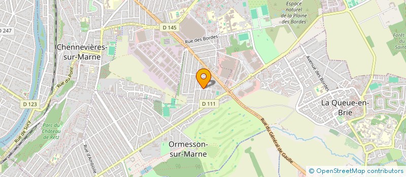 localisation de l'entreprise SCI BENMANSOUR  ORMESSON-SUR-MARNE