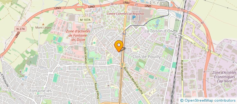 localisation de l'entreprise SCI BENNAD  SAINT-JULIEN