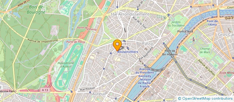 localisation de l'entreprise SCI BENNO  PARIS