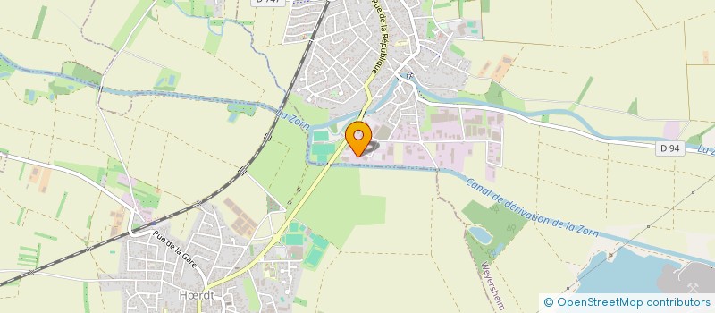 localisation de l'entreprise SCI BENNWIHR  WEYERSHEIM