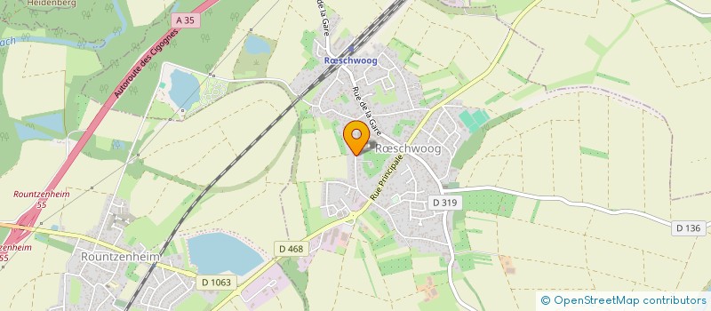 localisation de l'entreprise SCI BENODIE  RSCHWOOG