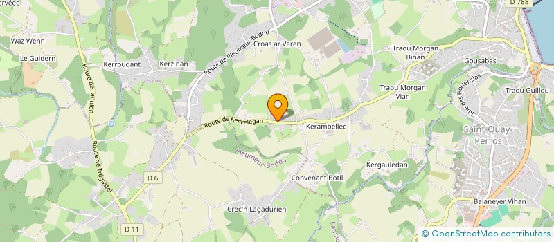 localisation de l'entreprise SCI BENOIC  PERROS-GUIREC