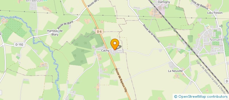 localisation de l'entreprise SCI BENOIST  ELLON