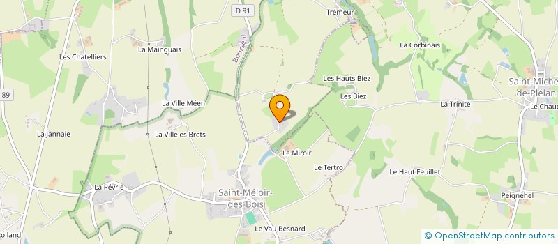 localisation de l'entreprise SCI BENOIST ET FILLES  CORSEUL