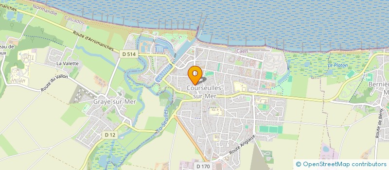 localisation de l'entreprise SCI BENOIST JMC à COURSEULLES-SUR-MER