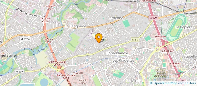 localisation de l'entreprise SCI BENOIT à TOULOUSE