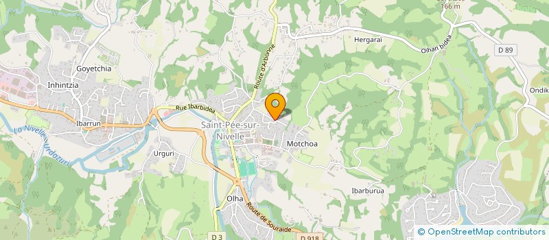 localisation de l'entreprise SCI BENOIT  SAINT-PEE-SUR-NIVELLE