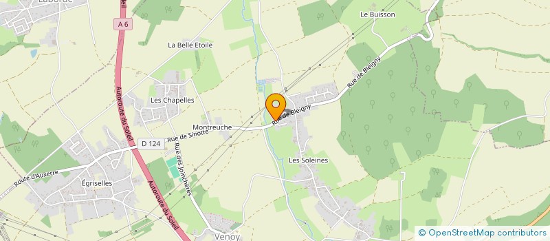 localisation de l'entreprise SCI BENOIT  VENOY