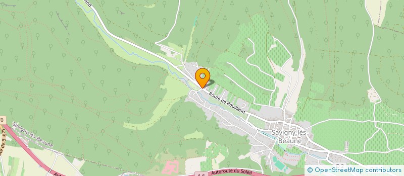 localisation de l'entreprise SCI BENOIT  SAVIGNY-LES-BEAUNE