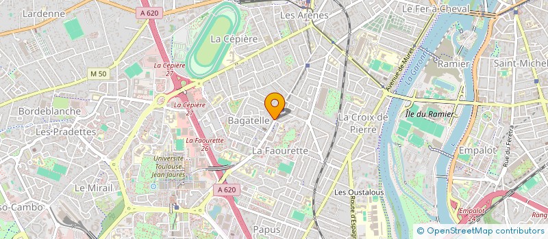 localisation de l'entreprise SCI BENOIT à TOULOUSE