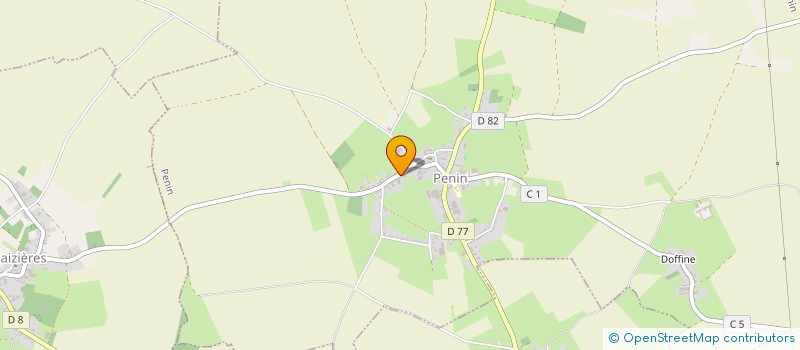 localisation de l'entreprise SCI BENOIT  PENIN