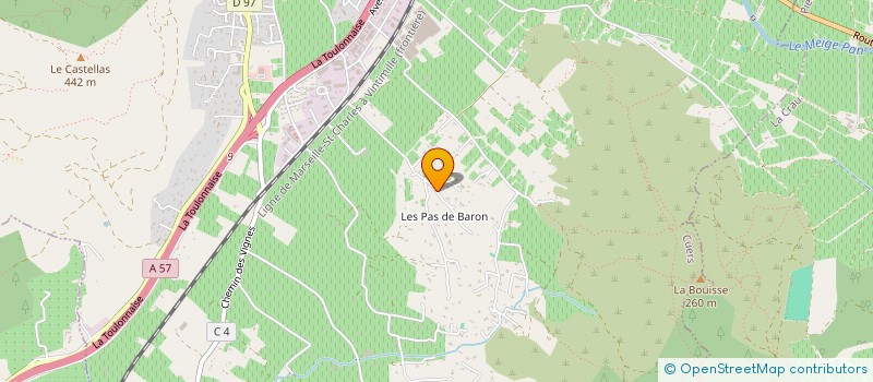 localisation de l'entreprise SCI BENOIT BAILLY83  CUERS