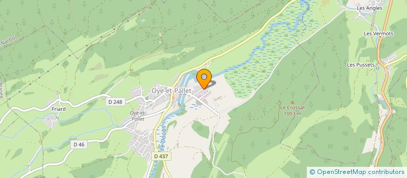 localisation de l'entreprise SCI BENOIT CHATELAIN  OYE-ET-PALLET