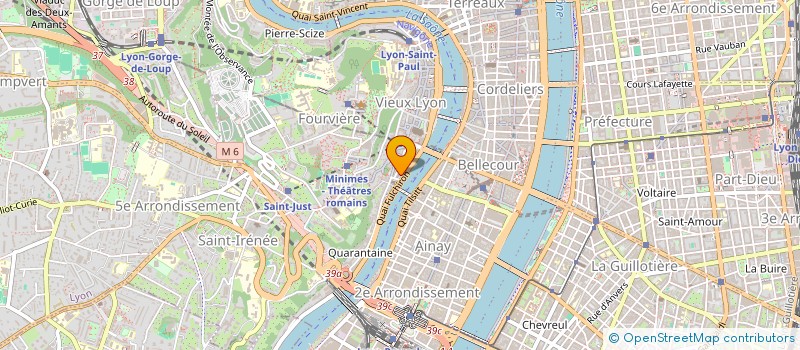 localisation de l'entreprise SCI BENOIT CREPU 2003  LYON