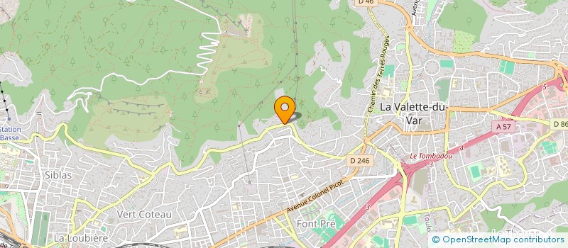 localisation de l'entreprise SCI BENOIT JAMIFRA  TOULON