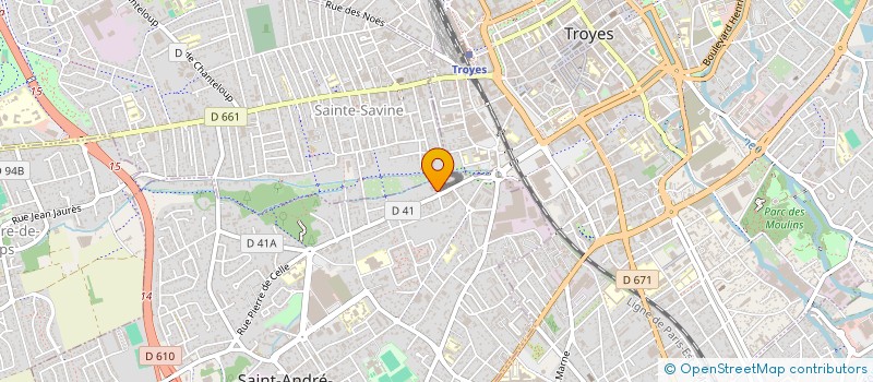 localisation de l'entreprise SCI BENOIT MALON  SAINT-ANDRE-LES-VERGERS