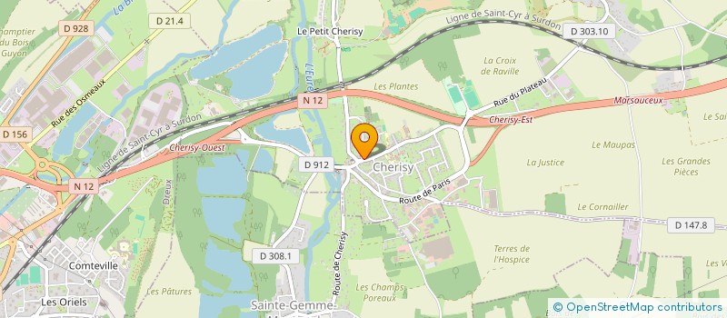 localisation de l'entreprise SCI BENOS à CHERISY
