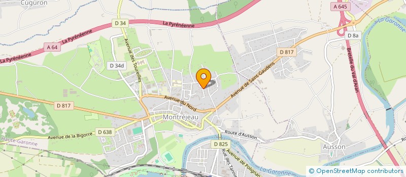 localisation de l'entreprise SCI BENOURA  MONTREJEAU