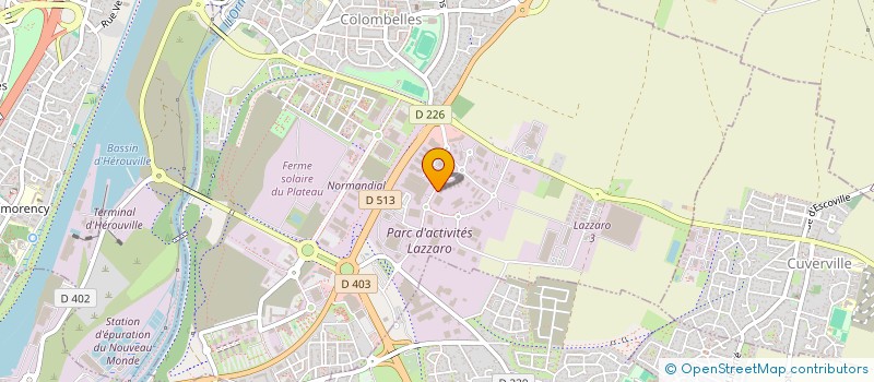 localisation de l'entreprise SCI BENOUVILLE  COLOMBELLES