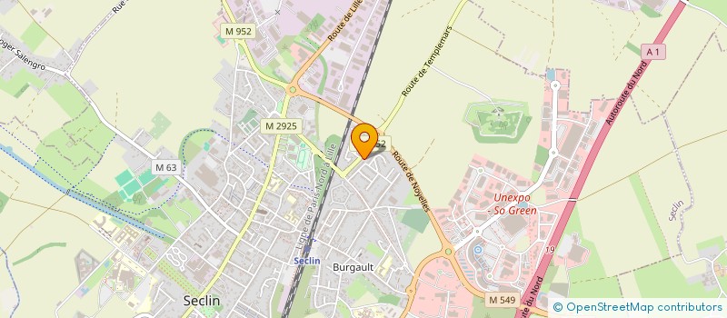 localisation de l'entreprise SCI BENS  SECLIN