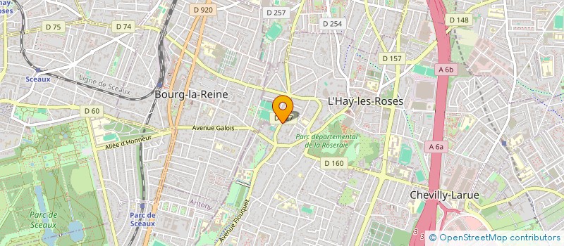 localisation de l'entreprise SCI BENSA  L'HAY-LES-ROSES