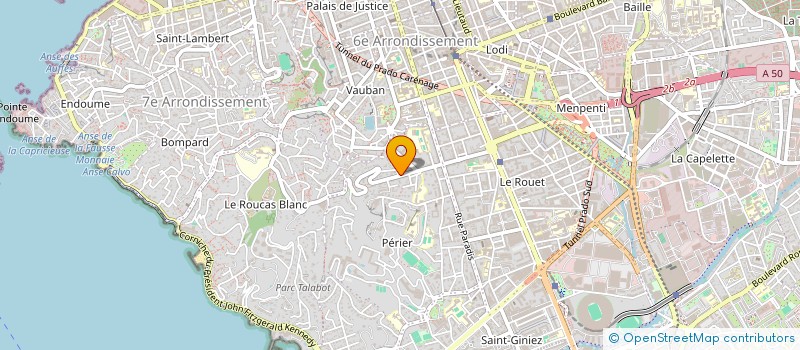 localisation de l'entreprise SCI BENSMAINE LMN à MARSEILLE