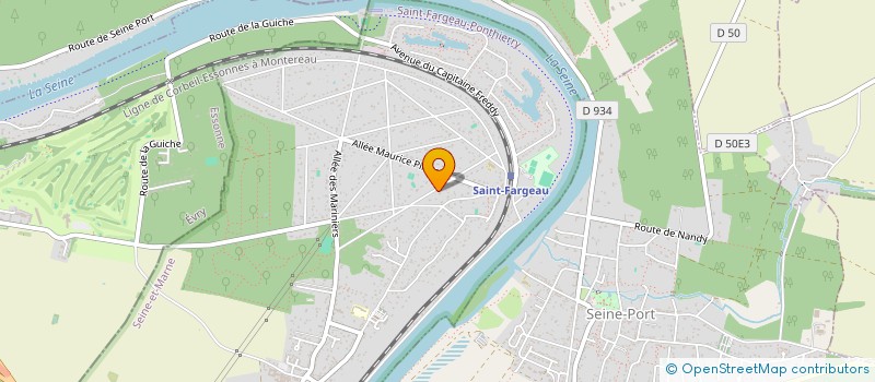 localisation de l'entreprise SCI BENT  SAINT-FARGEAU-PONTHIERRY